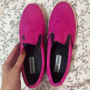 Women’s Hot Pink Steve Madden Sneakers